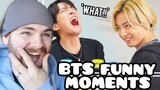 BTS Funny Moments | REACTION
