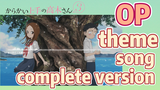 (Teasing Master Takagi san Season 3) OP theme song complete version