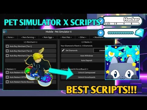 [☄️Comets] Pet Simulator X OP Scripts! Best Scripts! Comets Update!