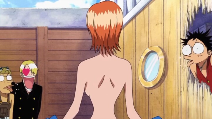 LUFFY BISA TEGANG JUGA LIAT BODY NAMI