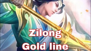 Gold Line Zilong#mbll_mobilegend #mobilelegendbangbang #foreveryone #memes #mobilelegends #funnyvide