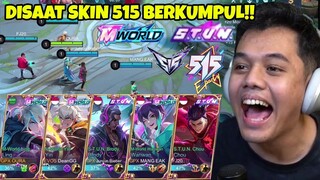 Di Saat 5 SKIN 515 BERKUMPUL!! MUSUH Ampe BERGETARRR Liat SKIN2 INI!! - Mobile Legends