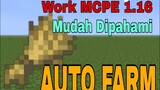 Cara Membuat AUTO FARM Di Minecraft PE 1.16