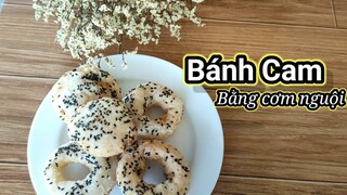 #76 Cách làm bánh cam đồ ăn vặt bằng cơm nguội |món ngon từ cơm nguội