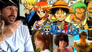 REACCIONANDO A LOS ACTORES DEL LIVE ACTION DE 'ONE PIECE'