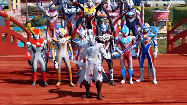 Foto Tahun Baru Ultraman sangat indah!