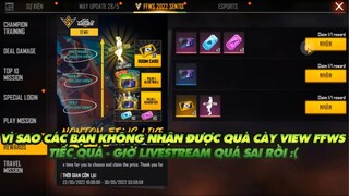 FREE FIRE | VÌ SAO CÁC BẠN KHÔNG NHẬN ĐƯỢC QUF FFWS CHUNG KẾT HÔM QUA - QUÁ SAI RỒI !