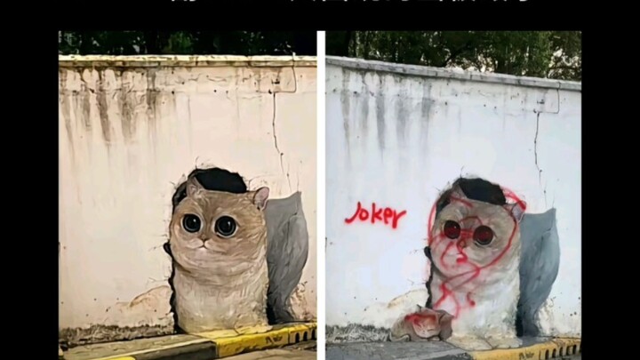 Bức tranh thu hút 300 người xem đã bị phá hủy…