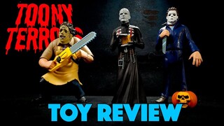 UNBOXING! NECA Toony Terrors Series 2 - Leatherface, Pinhead, Michael Myers - TOY REVIEW!