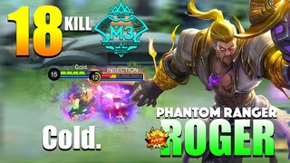 Roger Phantom Ranger Ranked Gameplay | Roger New M3 Skin Gameplay | Top Global Roger Gameplay ~ MLBB