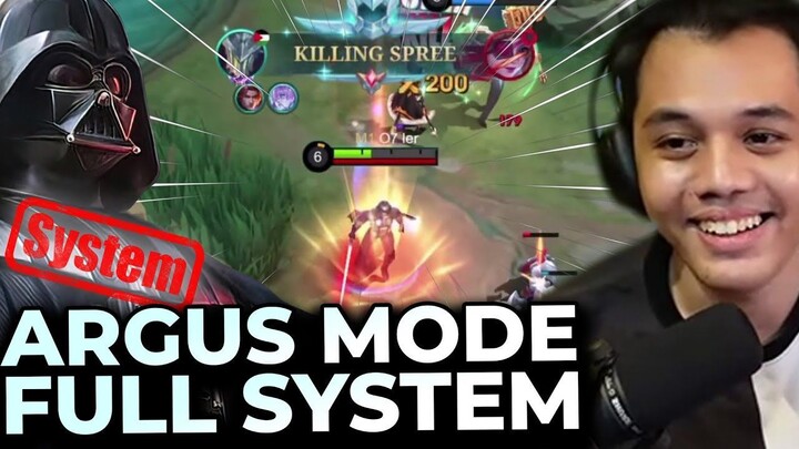 Ketika ARGUS Udah Di Support By Sytem Moonton!! Semua EXP LANE Gak Berkutik - Mo