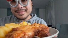ASMR Roasted Chicken Thighs & Potatoes