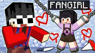 7 Ways to Prank CRAZY FAN GIRL in Minecraft!