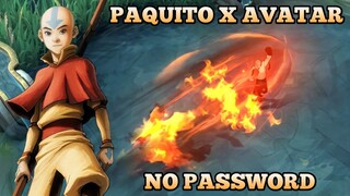 Script Skin Paquito As Aang Avatar Full Effects | No Password - Mobile Legends