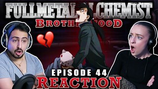 THIS GAVE US CHILLS! 🔥Fullmetal Alchemist: Brotherhood Episode 44 REACTION!