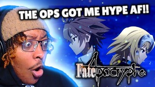 FIGHT SCENES ARE GONNA BE INSANE!!! || Fate Apocrypha Opening 1-2 REACTION!!