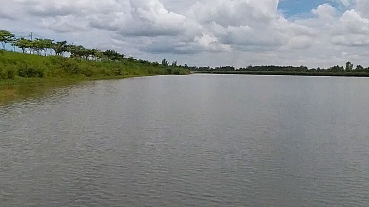 สถานที่แข่งเรือยาวหน้า มจร.พิจิตร หมู่บ้านวังกรด