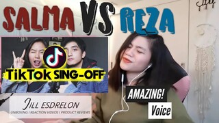 REZA DARMAWANGSA VS SALMA - DJ TIKTOK SING-OFF (MEDLEY EVERY HIT SONGS ON TIKTOK)I FILIPINA REACTION