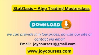 StatOasis – Algo Trading Masterclass