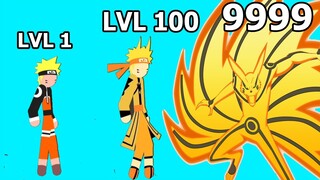Người Que Đại Chiến Tiến Hóa EVOLUTION Từ Naruto Thành Cửu Vĩ - Stickman Shadow Fighter Top Game