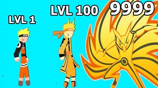 Người Que Đại Chiến Tiến Hóa EVOLUTION Từ Naruto Thành Cửu Vĩ - Stickman Shadow Fighter Top Game