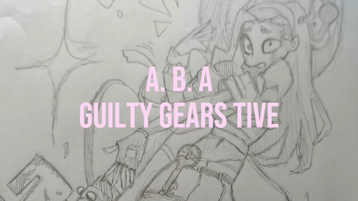 drawing A. B. A from guilty gearstrive✨‼️