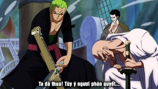 Cuối cùng thì Zoro cũng thách đấu với Ngũ Lão Tinh - One Piece