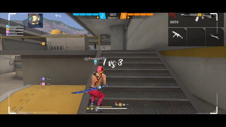 triple kill# Free fire # I want chalenge for you