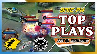 TOP HIGHLIGHTS PLAYS OF ONIC PH VS EXECRATION | JUST ML CUP | MLBB