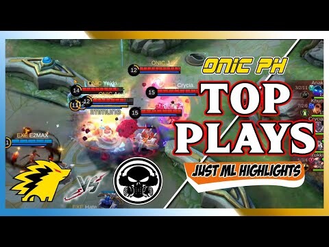 TOP HIGHLIGHTS PLAYS OF ONIC PH VS EXECRATION | JUST ML CUP | MLBB