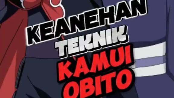 Keanehan Teknik Kamui Milik Obito Uchiha