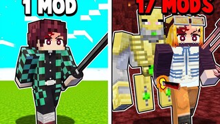 Minecraft แต่ถ้าฉันตาย ฉันจะเพิ่ม Anime Mod