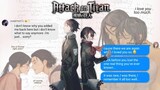 eren and mikasa break up pt. 1 | all too well (taylor's version) lyric prank [aot]