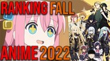 Ranking Every Anime We Watched Fall 2022