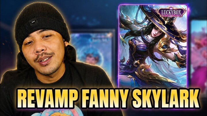 DWIWOII REVIEW SKIN FANNY SKYLARK REVAMP - Mobile Legends