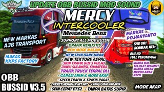 UPDATE OBB MOD SOUND MERCY INTERCOOLER BUSSID V3.5 | NEW MARKAS AJB TRANS | BUS SIMULATOR INDONESIA