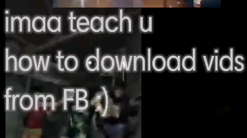learn to download vids from Fb :D