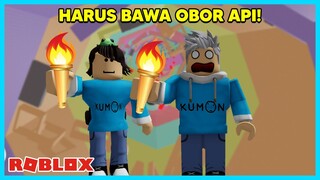 Parkour Tower Tapi Kita Bawa Obor! - Roblox Indonesia