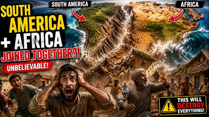 🌎😱 WHAT IF SOUTH AMERICA & AFRICA JOINED TOGETHER?!