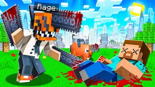 Playing as CHAINSAW MAN in Minecraft!