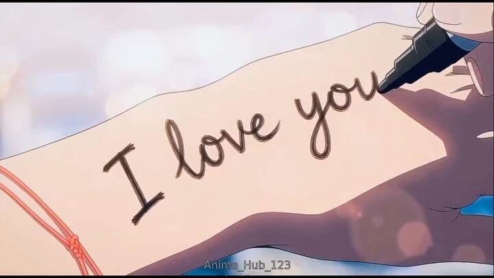 arlecchino_10sec_full_story_HD【君の名は。4K】赤い糸で結ばれた運命 ❤️ Red String of Fate | I love you | Kimi no Na wa
