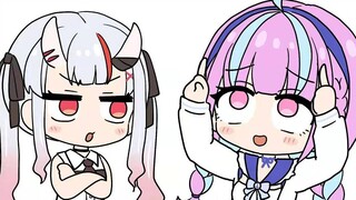 [Handwritten/cooked meat] Go! Aqua imitating Ayame! [Subaru Ozora/Aqua Minato/Hyakki Ayame/Hololive]