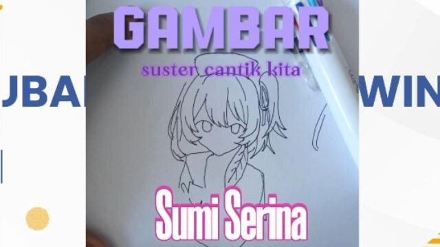 fan drawing: bagian 1, Sumi Serina drawing