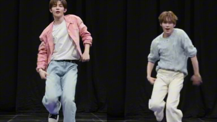 تشانغ هاو يغني أغنية HOLA SOLAR، الأغنية الرئيسية لبرنامج "كوكب الأولاد" مع هان بين، مقارنة مباشرة