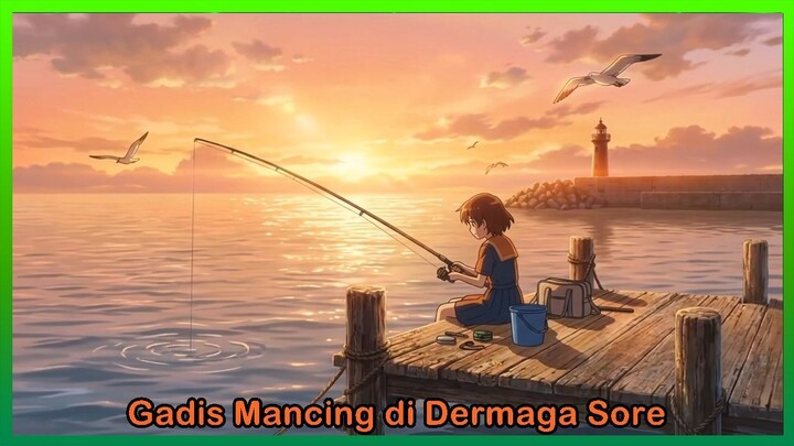Diary I Like Fishing at School #2 - Gadis Mancing di Dermaga Sore