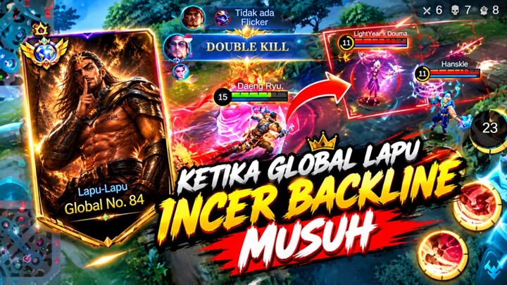 KETIKA GLOBAL LAPU INCER BACKLINE MUSUH 😎