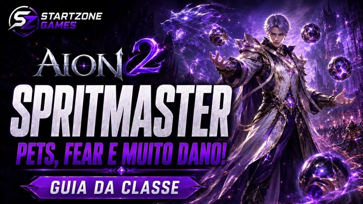 AION 2 Spiritmaster Classe com Pets, Fear e Muito Dano!