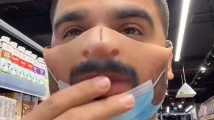 amsr Pak, bisa tolong pakai maskernya?