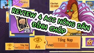 Review 4 acc Nông dân đỉnh của chóp - One Punch Man: The Strongest || NewbieGaming