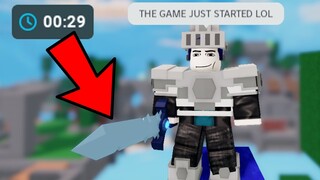Roblox Bedwars Finally gave us a good update.. I GOT DIAMOND SWORD IN 30 SECONDS!
